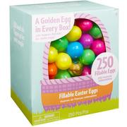 Multi-Colored Fillable Easter Eggs 250ct